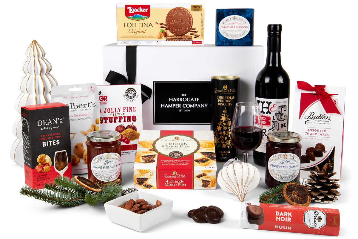 Red Wine Little Luxuries Christmas Hamper – The Harrogate Hamper Company